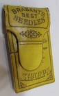 Old 1900 s Ano F  Brabant Redditch England Antique Needle Pack 2  Envelope