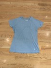 Smartwool Merino 150 Base Layer Short Sleeve Wool Micro Striped Gray Size L -m38