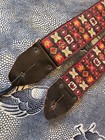 Vintage 70 s Ace Guitar Strap Saugerties Red Hendrix Woodstock Fame Great Cond