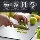 Stainless Steel Cutting Board Double-sided Titanium Chopping Board For Kitchen