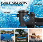 1 5hp 1speed In Ground Swimming Pool Pump Motor Strainer Above Inground 115 230v