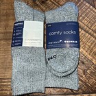 2 Pair Virgin Atlantic Bombas Comfy Socks Large Green