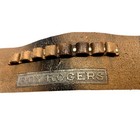 Vintage 1950s Roy Rogers Tooled Leather Holster   Belt Set