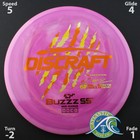 Paul Mcbeth 6-claw Esp Buzzz Ss - 2026 Worlds Edition - Scale Weights -