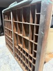 Stephenson  Blake   Co  Antique Printer   s Type Cabinet Drawer Wood   Metal Tray
