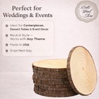 Rustic Wooden Rounds For Wedding Centerpieces And Event Table Decor Slices