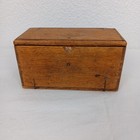 Antique Singer Sewing Machine Folding Oak Puzzle Box   Machine Attachments 1880s
