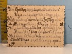 Vintage Handmade Xmas Card