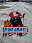 1988 Graphic Spuds Mackenzie Bud Light Beer Fright Night T-shirt Xxl White New