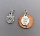 3 Pc Dove Holy Spirit Confirmation Tiny 1 2  Charm Italy Rosary Bracelets M244