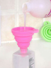 3 Pc Collapsible Funnel - Random Color  Space-saving Design For Kitchen Use