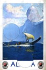 Alaska Travel Poster 1920 Sydney Laurence Northern Pacific Railway Art Usa