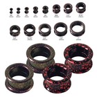 2pcs Silicone Tunnels Flexible Expander Ear Gauge Plugs Double Flared Stretching
