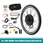 26  Ebike Rear Wheel Electric Bicycle Motor 48v 1000w Cycling Hub Conversion Kit