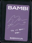 Exo Baekhyun - Bambi Album Official Photocard Kpop