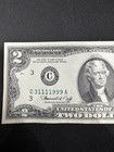 1976  2 Dollar Bill Jefferson Note Fancy Serial C31111999a