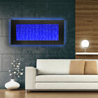 500wmb 45  Wall Mount Bubble Wall Black Led Indoor Fountain Water Feature