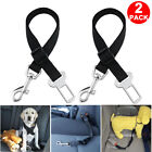 2 Pack Cat Dog Pet Safety Seatbelt For Car Seat Belt Adjustable Harness Lead