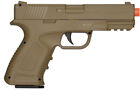High Quality Metal Body And Magazine Airsoft Spring Pistol Shoot 240 Fps Tan