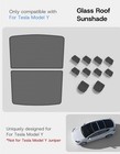 Sunshade Roof For Tesla Model Y Accessories 2025  no Y  2020-2025  Mesh 