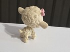  Littlest Pet Shop Authentic   186 Cream Pink Bow Lamb Blue Eyes Lps Hasbro