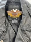 Vintage Harley Davidson Ca03402 Leather Jacket-black-made In Usa-size Xl