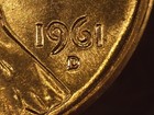 1961 D Lincoln Cent Doubled Die Obverse Uncirculated Condition Mirror Finish