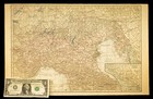 Antique Northern Italy Map Venice Milan Turin Genoa Florence Bologna 1930s