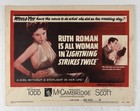 Lightning Strikes Twice Lobby Card Set 8  fine  51 Ruth Roman Movie Poster 28239