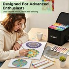 Alcohol Markers Fine Chisel - 101 Colors Dual Tip Coloring Markers
