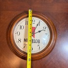 Vtg Michelob Beer  Wood Wall Clock Bar Pub Man Cave Decor Anheuser-busch