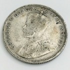 1912 Newfoundland Canada 20 Twenty Cents Circulated George V Canadian Coin J280