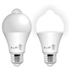 Dusk To Dawn Led Light Bulb Pir Sensor E27 12w Infrared Auto Energy Saving Lamp