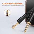 1 4       Trs Cable   2-pack 6ft  1 4 Inch To 1 4 Inch 6 35mm Balanced Stereo Audio 