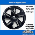 Hubcap For Honda Civic 2016-2021 Oem 16-in Custom Gloss Black 55103  set Of 4 