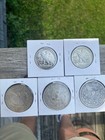 Us Mixed Silver Coin Lot Morgan Dollars  Walking Liberty Half Dollars