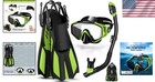 180   Panoramic View Snorkel Set For Men And Women - Safe   Fun Diving