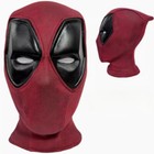 Us Stock  Deadpool 3 Cosplay Prop Mask Wade Wilson Mens Red Mask Halloween Gift
