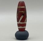 Old Ancient Sassanian Etched Carnelian Agate Bead - 4th Century Ad