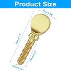 Piutouyar 2 Pcs Golden Sax Neck Screw  Tightening Attach Screw Musical 