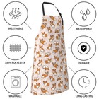 Cute Aprons For Women Men With Pockets Adjustable Neck Kitchen Cooking Corgi