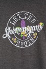 Let The Shenagigans Begin Youth Medium Mardi Gras Short Sleeve Shirt