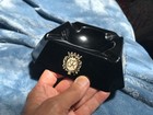 Vintage Or Antique Eden  Roc Club  Ashtray Black Plastic Estate Find