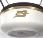 Two Royal Viking Line Cruise Ship Mayer China Sauce Bowls Brown Gold Logo