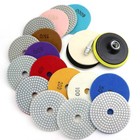 Diamond Polishing Pads Wet Dry 3 Inch 4 Inch For Concrete Marble Tile Granite