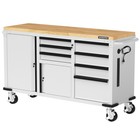 Workpro 62x20 7-drawer Tool Box 2-door Rolling Tool Chest Mobile Storage Cabinet