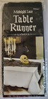 Black Lace Table Runner   Mantel Valance Curtain Spider Web   Vine 72x22