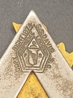 Rare Early 1874 Knights Of Pythias Supreme Lodge Fcb Masonic Sterling Medal Pin 