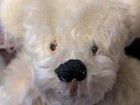 Vintage Jointed 11    White lt  Brown Teddy Bear Plush Stuffed Animal