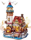 Rokr Chillbay Pizzeria Mechanical Wooden 3d Puzzle Music Model Kit Toy Xmas Gift